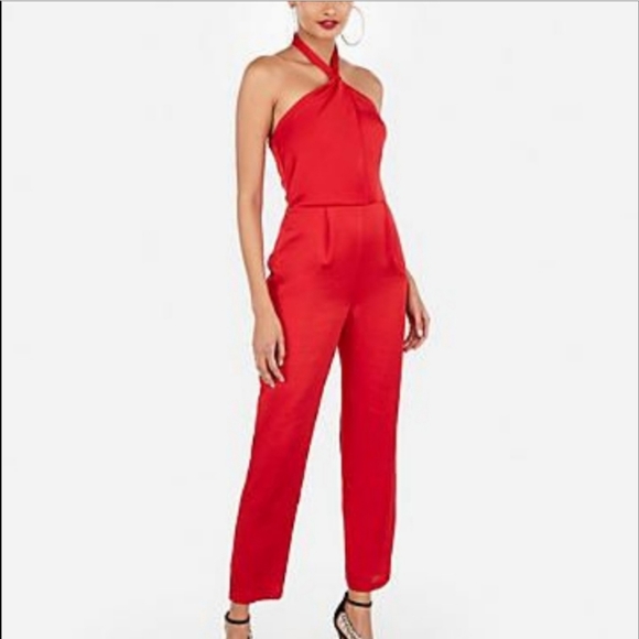 EXPRESS HALTER JUMPSUIT - Picture 4 of 6